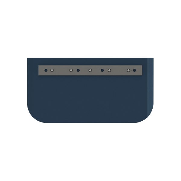 Blue steel combination trowel blade for boren machine
