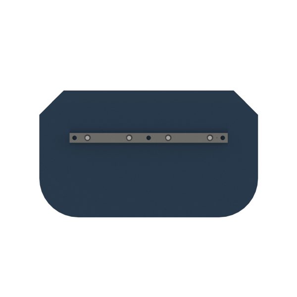 Blue combination steel blade