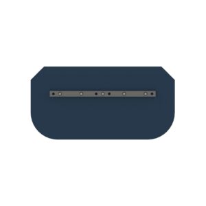 Blue combination steel blade