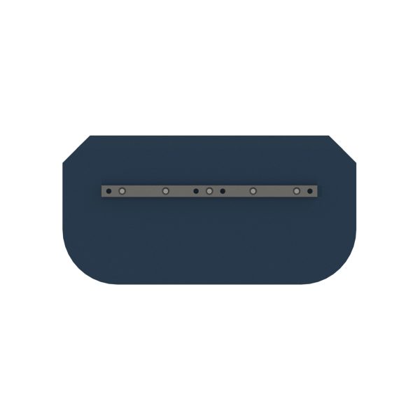 Blue combination steel blade