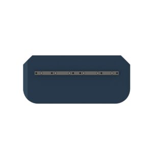 Combination blue steel blades with angle