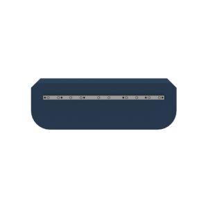 Blue combination steel blade