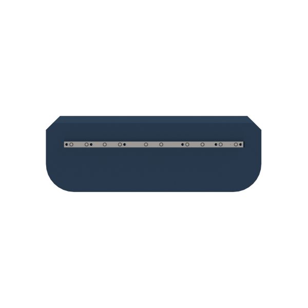 Blue combination steel blade