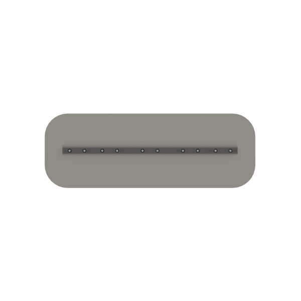 Reversible combo and rounded steel blade