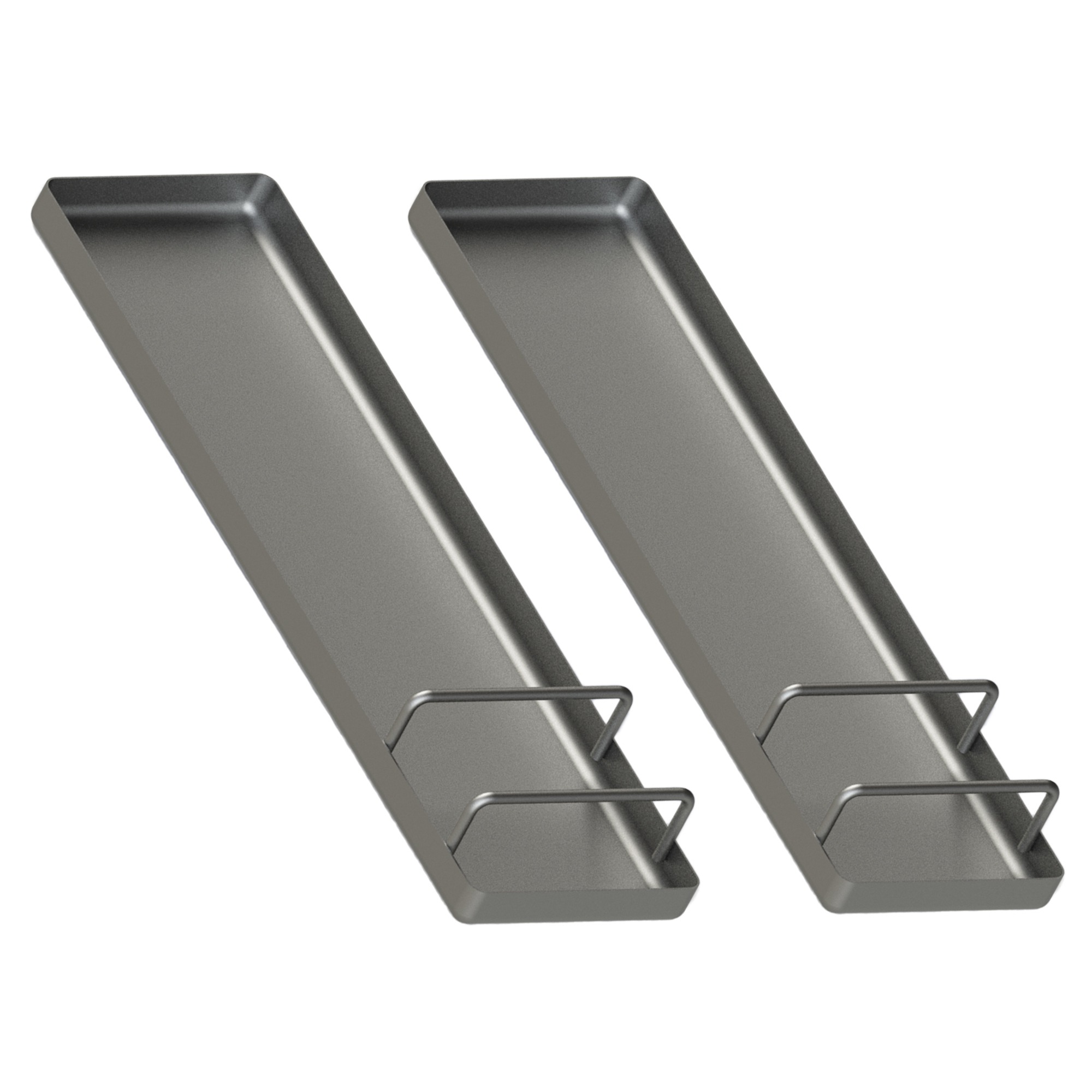GAL_SLIDER_8X29_SET GALVANIZED STEEL KNEE-BOARD SLIDER NO KNEE PAD – SET OF 2