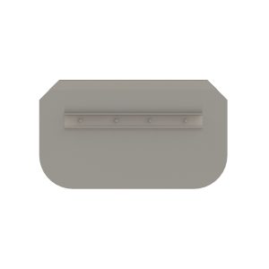 Quick connect combination trowel blade