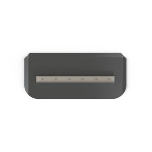 Quick connect combination trowel blade with rear tail angle