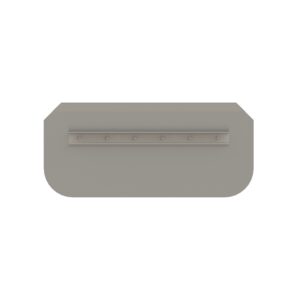 Quick connect combination trowel blade