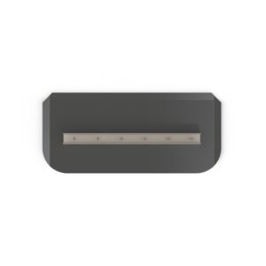 Quick connect combination trowel blade with rear tail angle