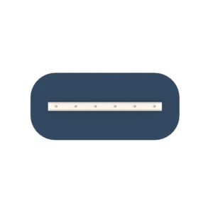Quick connect reversible combo rounded finish steel blade