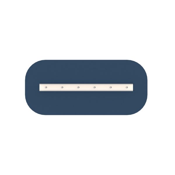 Quick connect reversible combo rounded finish steel blade