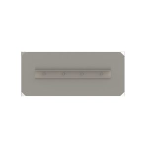 Quick connect finish steel trowel blade