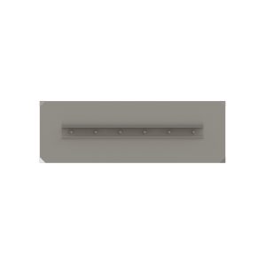 Quick connect finish steel trowel blade