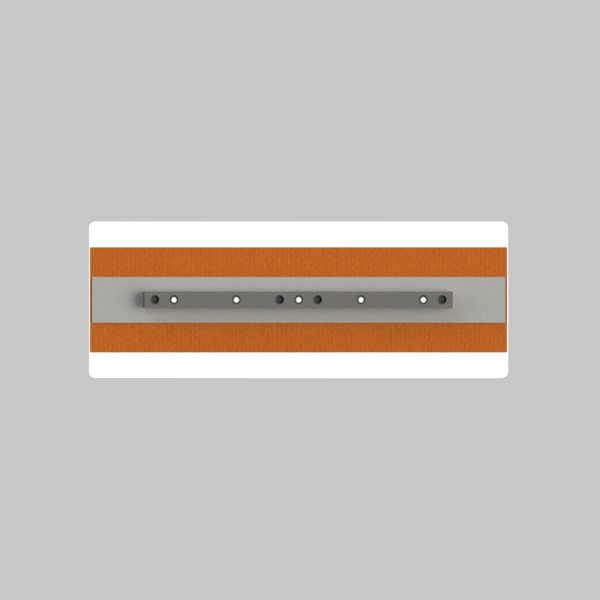 Plastic finish trowel blade