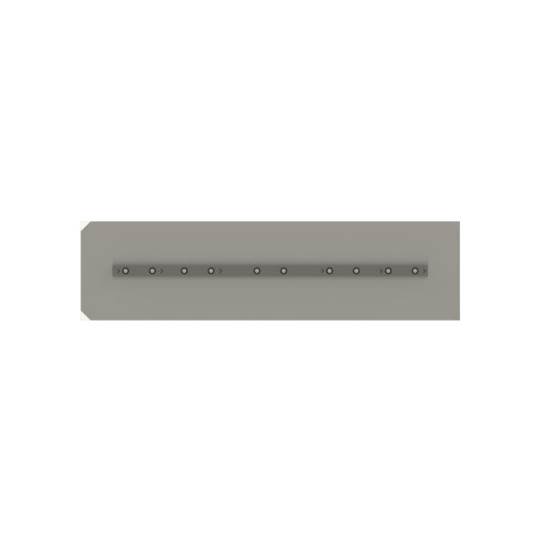 Steel finish trowel blade