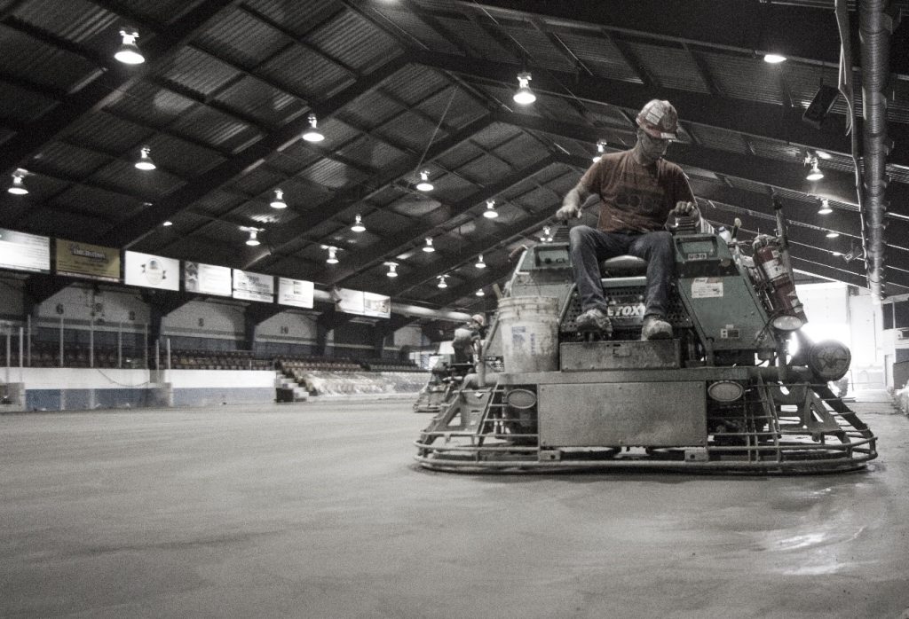 Concrete pouring