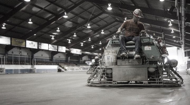 Concrete pouring