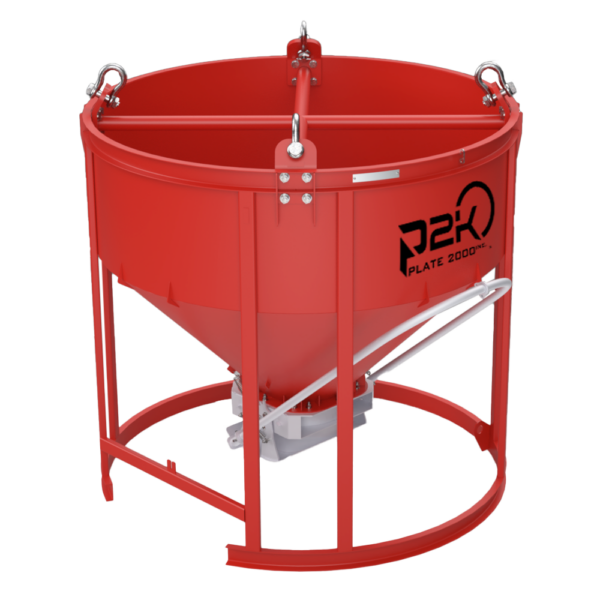 Plate 2000 - Steel Concrete Bucket -P2K-CBS-500