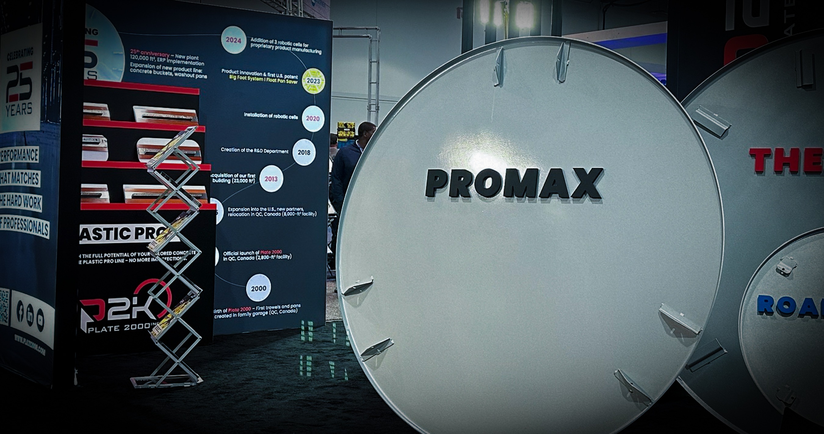 Plate 2000, the best professional concrete finishing tools